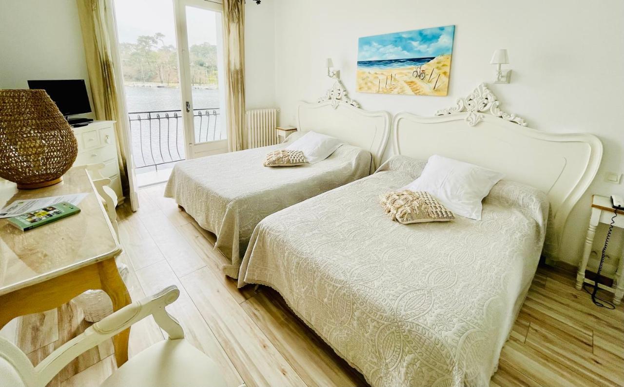 La Caravelle Logis Hotel Biscarrosse Buitenkant foto