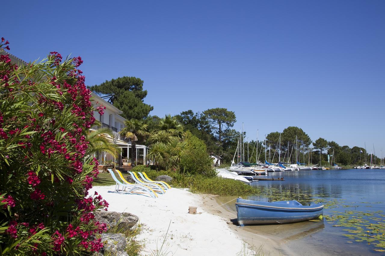 La Caravelle Logis Hotel Biscarrosse Buitenkant foto